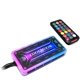 thumbnail image 1 of Controlador remoto RGB DC12V 5A Controlador inteligente de color LED con puerto de ventilador de 10X 6Pin 2 x 4Pin Li negro, negro, 1 of 5