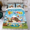 thumbnail image 4 of Constructores de Bugs Bunny Conjunto de sábanas temático, trío de piezas, cómodo y amigable con la piel, diseño único, regalo de decoración para el hogar para familiares, amigos y fans,173cm *218cm, 4 of 6
