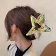 thumbnail image 3 of Modern Geometric Hollow Star Hair Claw Clip Stylish Hairpin For Teens Women, 3 of 18