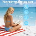 thumbnail image 4 of Tirrinia Beach Lounge Chair Cover, Portable Chaise Beach Towel, Sunbathing for Beach Pool Patio Garden Courtyard Outdoor Trips, 31 x 73 inch, Flag Design, 4 of 8