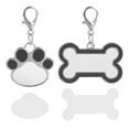 thumbnail image 1 of 2pcs Sublimation Blank Dog Tags Heat Transfer Pet Tags Pendent Blank Craft Pet Tags, 1 of 8