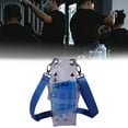 thumbnail image 3 of de tijera para el cabello Cintura transparente Cinturón de hombro Azul Zulema Bolsas de almacenamiento de peluquería, 3 of 8