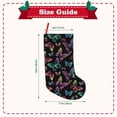 thumbnail image 3 of Sikiie Rainbow Butterflies Christmas Stockings,18 Inches Christmas Stockings Xmas Hanging Stockings for Family Christmas Decorations & Gifts, 3 of 7