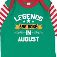 thumbnail image 4 of Inktastic Legends Are Born in August Boys or Girls Long Sleeve Baby Bodysuit, 4 of 5
