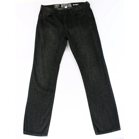 Kenneth Cole Reaction NEW Black Mens 33x32 Classic Straight Leg Jeans