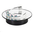 thumbnail image 1 of Base giratoria giratoria de 360 ​​ degree Base giratoria - Soporte de carga de 2 kg - / USB - espejo con base negra Base negra de espejo superior, 1 of 8