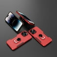 thumbnail image 4 of Elegant Choise Phone Case with Ring Stand for iPhone 14 Pro Max/14 Pro/14 Plus/14 Shockproof Armor Cover, Red, 4 of 4