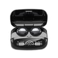 thumbnail image 2 of Sidaley 1 par de auriculares tipo c IPX7, compatibles con Bluetooth, tipo intrauditivo, con estuche de carga, llamada manos libres, pantalla digital LED Cables de audio/vídeo Negro, 2 of 6