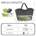 thumbnail image 2 of Solaris Cute Insulated Lunch Bag for Women/Men - Reusable Lunch Box for Office Work School Picnic Beach -Small Lunch Tote for Adult Kid,6 Cans Capacity, 2 of 7