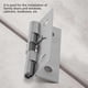 thumbnail image 2 of 2 Inch Long Stainless Steel Self-Closing Corner Spring Draw Door Hinge, 2 of 5