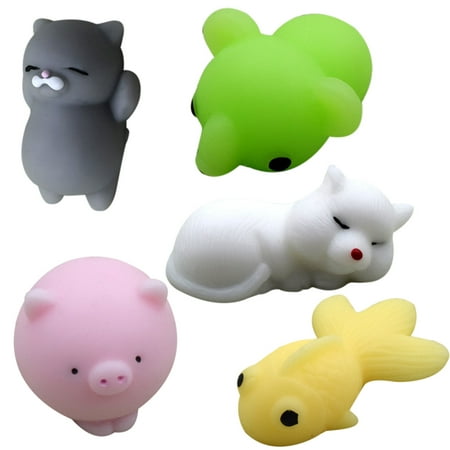 AnuirheiH 5Pack Cute Animal Toys Stress Relief Set Slow Rising Fidget Toys  for Kids Adults | Walmart Canada
