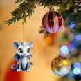 thumbnail image 1 of Xihbxyly Adorno de Dragón Gótico, Diseño Acrílico Único, Impresión Realista a Doble Cara, Adorno para Árbol de Navidad, Fácil de Instalar, Decoración para Fiestas, Duradero, 1 Pieza, 1 of 2