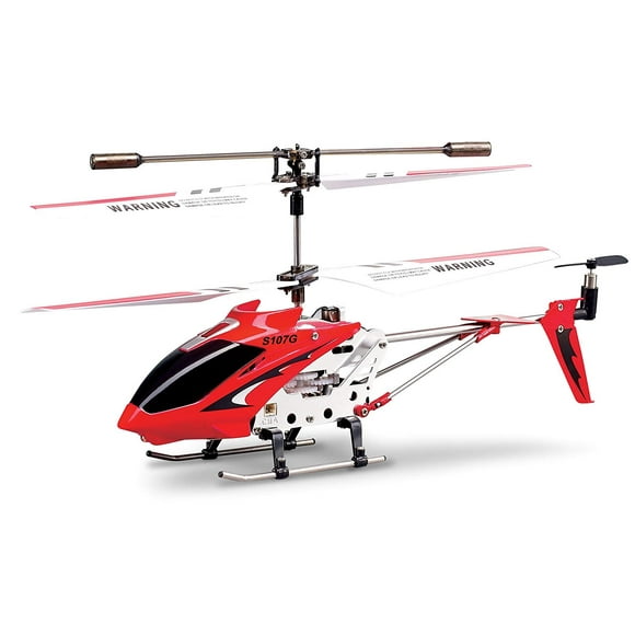 Syma S107/S107G 3 Channel RC Helicopter with Gyro - Red