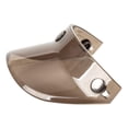 thumbnail image 2 of S SERENABLE Pointe de Moto pour Casque 3/4 Résistant aux Rayures Marron Marron2, 2 of 6