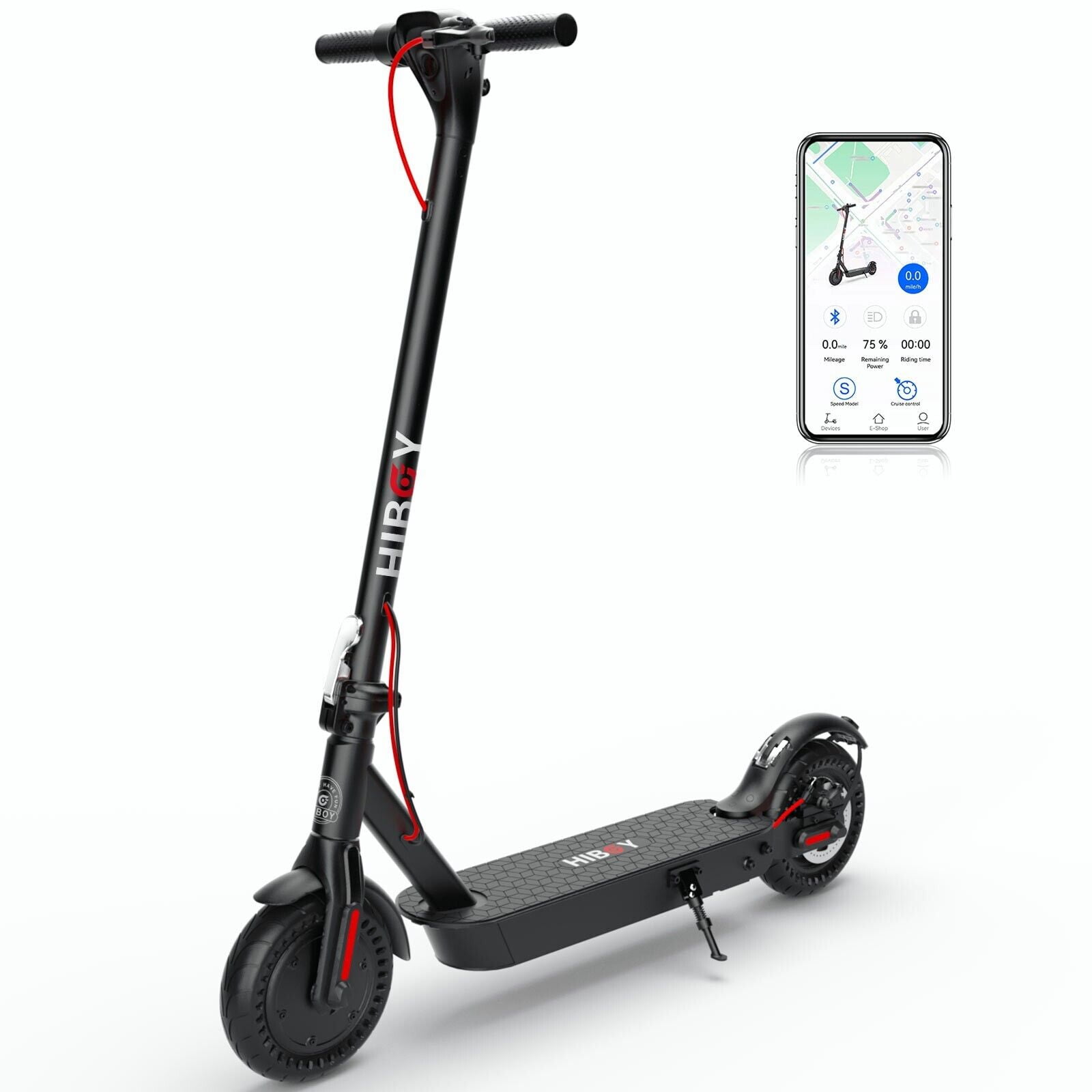 (Secondhand) Hiboy KS4 Pro Electric Scooter, 500W Motor, 10" Honeycomb Tires 25 Miles Long-Range & 19 MPH Portable Commuting Scooter for Adults eScooter