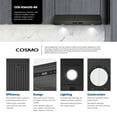 thumbnail image 3 of 30 in. Haven Collection Ducted Under Cabinet Range Hood, Touch Controls, LED Lights in Matte Black, 3 of 15