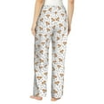 thumbnail image 3 of Xecao Labrador Retriever Dog Women's Straight Lounge Pajama Pants: The Epitome of Relaxed Sleepwear, 3 of 9
