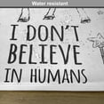 thumbnail image 6 of Ambesonne Unicorn Place Mats Set of 4, Occult with Pyramids, Standard Size, Black, 6 of 6