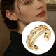 thumbnail image 2 of Doble oreja Clip Circonio Sparkling Ronda Huggie Ear Cuff Pendientes de oro para las mujeres Clip en Pendientes de cartílago 1PC, 2 of 8