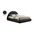 thumbnail image 2 of Meridian Furniture Rudy Black Teddy Fabric King Bed, 2 of 11