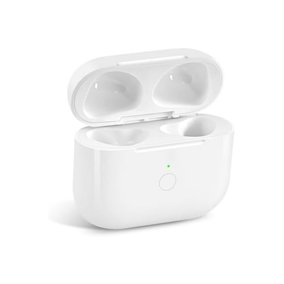 wonima88 Wireless Charging Case Compatible with AirPod 4th Generation, Air Pod 4 Charger Case Replacement with Bluetooth Pairing Sync Button, White (USB-C Port)