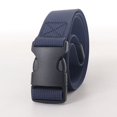 thumbnail image 1 of Cinturón fino con hebilla de 2,5 de ancho para damas, para uso al aire libre, para estudiantes, cinturón de lona no metálica para entrenamiento militar, material duradero, 1 of 6