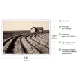 thumbnail image 2 of Tractored Out - Childress County, Texas - Vintage B&W Photograph by Dorothea Lange c.1938 - Master Art Print 10in x 14in, 2 of 4