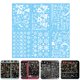 thumbnail image 3 of 1 Conjunto Ventana de copo de nieve Etiqueta electrostática Pegatinas de Navidad Calcomanías para el hogar, 3 of 5