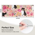 thumbnail image 5 of Bernese Mountain Dogs with Pioneer Flower Kitchen Rug Mat,Kitchen Runner Rugs Non Skid Washable,Decorative Kitchen Floor Mats for Kitchen,Sink,Laundry,17"X47", 5 of 5