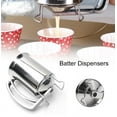 thumbnail image 4 of HLONK Stainless Steel Donut Cupcake Waffle Batter Funnel Pancake Dispenser Maker Kitchen Supplies, 4 of 9