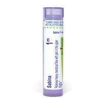 Boiron Sabina 1M, Homeopathic Medicine for Heavy Menstrual Flow With Pain In The Upper Thighs, 80 Pellets