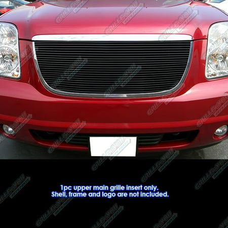 - Fits 2007-2013 GMC Yukon Black Billet Grille Grill Insert