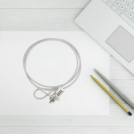 AURARMLET Hardware Security Cable Lock Laptop Locking Cable Zinc Alloy 1Pcs 1.8m