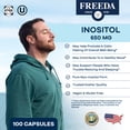 thumbnail image 2 of Freeda Inositol Supplement Pure Myo-Inositol Sleep Aid & Mood Support Supplement, 100 Tablets, 2 of 6