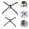 thumbnail image 3 of CIMAXIC christmas 2Pcs Christmas Tree Stands Metal Xmas Tree Support Racks Christmas Tree Brackets,15.75"X15.75"X4.96", 3 of 4