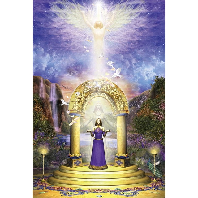 Pintura de diamante (DE9290) Kit de bricolaje 5D Cuadro cuadrado de ángel santo Artesanía 50x70cm FLhrweasw Nuevo