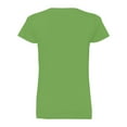 thumbnail image 3 of Ladies' V-Neck Fine Jersey T-Shirt APPLE L, 3 of 5