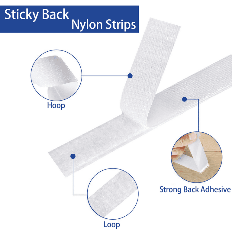 Extra Strong Self Adhesive Hook Loop Strips Heavy ... – Grandado
