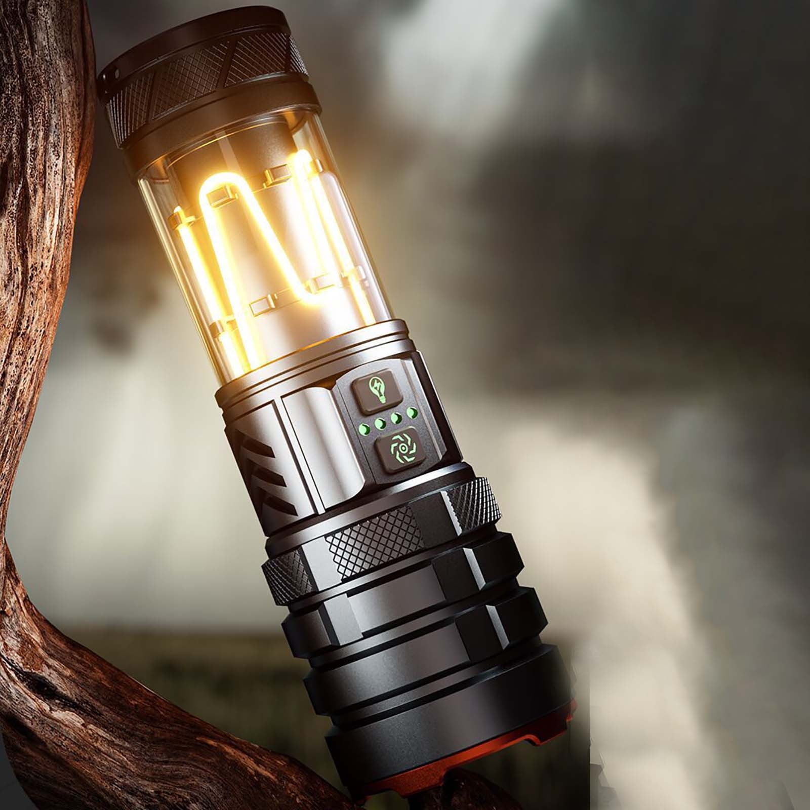 KITTEHIGM Flashlight Olight Bright Multifunctional White Strong Light Flashlight Charging Outdoor Long Range Shooting Household Lighting Can Be Used as Camping Light