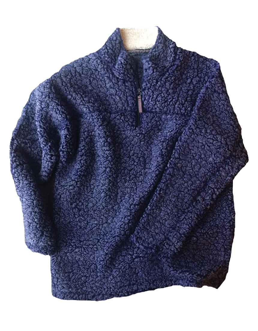 walmart fuzzy pullover quarter zip