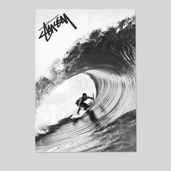 Stussy Surf Vintage Poster, One Sheet Wall Size 24''x36'' -Gategoo