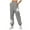 Gray, variant on Gibobby Womens Wide Leg SweatPants Casual Loose Yoga pants Comfy Lounge Joggers Sweatpants Pockets(White,M)