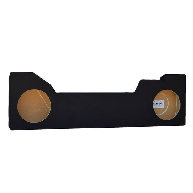 Boîtier de Caisson de Basses Double SoundBox Silverado/Sierra (Étendu) 2014-2018 Double 12 Pouces