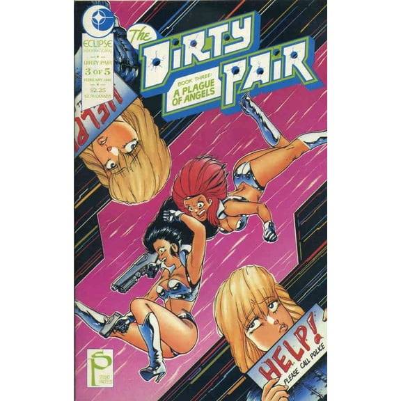 Dirty Pair III #3 VF ; Eclipse Comic Book