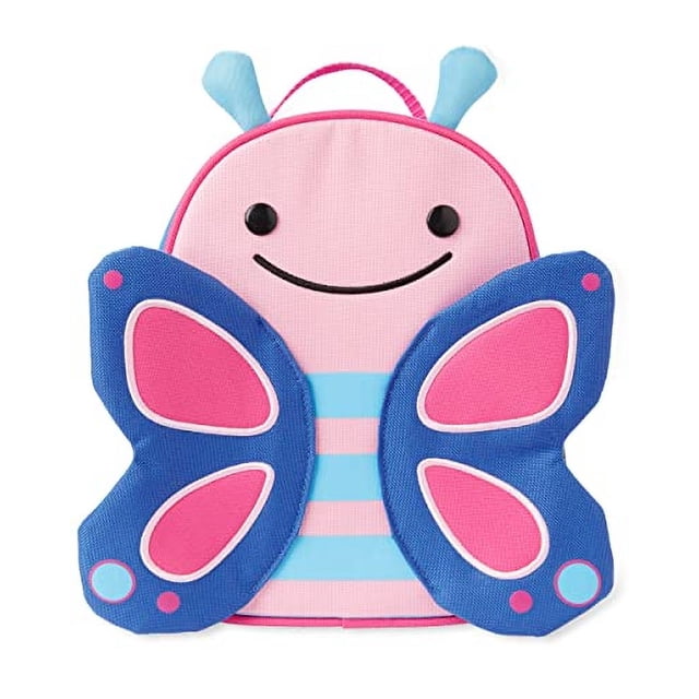 Mochila con correa para niños pequeños Skip Hop, zoológico, mariposa