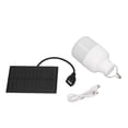thumbnail image 3 of Solar Light Bulb, Solar Powered Lamp Energy Saving 5000K 40W Efficient With Hook For Camping, 3 of 8