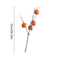 thumbnail image 3 of weibbin Simulation Persimmon Fruit Branches Fake Flower Branch for Wedding Home Decoration, 3 of 6