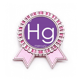 thumbnail image 1 of Quimica elementos periodo cuadro metales de transición Hg Insignia broche Medalla rosa premiada, 1 of 3