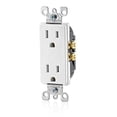 thumbnail image 1 of Enchufe eléctrico de pared Leviton Decora resistente a manipulaciones, 1 of 2