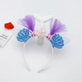 thumbnail image 2 of Decorative Head Band Practical Faux Leather Mermaid Tail Exquisite Hairhoop Headband for Home, 2 of 7